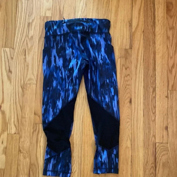Lululemon sz 4 All Ed Up Mid-Rise Tight designed for running blue black EUC - Picture 11 of 11